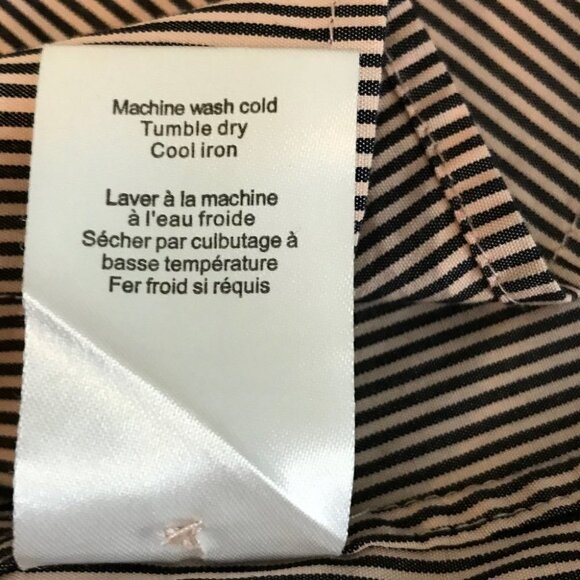 Nwot Sunday Best Striped Button Shirt Size L - Picture 8 of 8